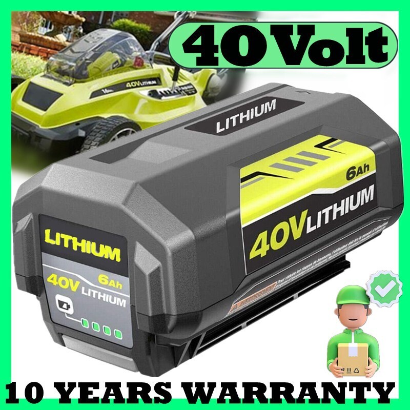 For RYOBI 40V Lithium-Ion 4Ah High Capacity Battery OP40404VNM Battery /Charger