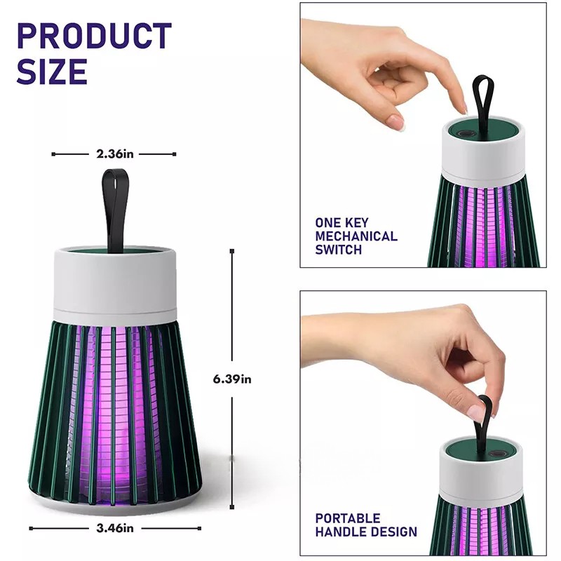 Electric Fly Bug Zapper Mosquito Insect Killer LED Light Trap Pest Control Lamp