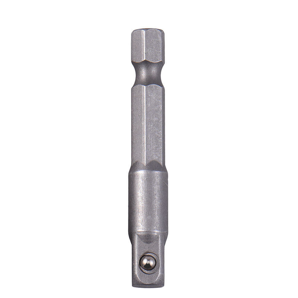 Socket Adapter Drill BIts Set Hex Shank 1/4″ 3/8″ 1/2″ 3Pcs Impact Driver Tools
