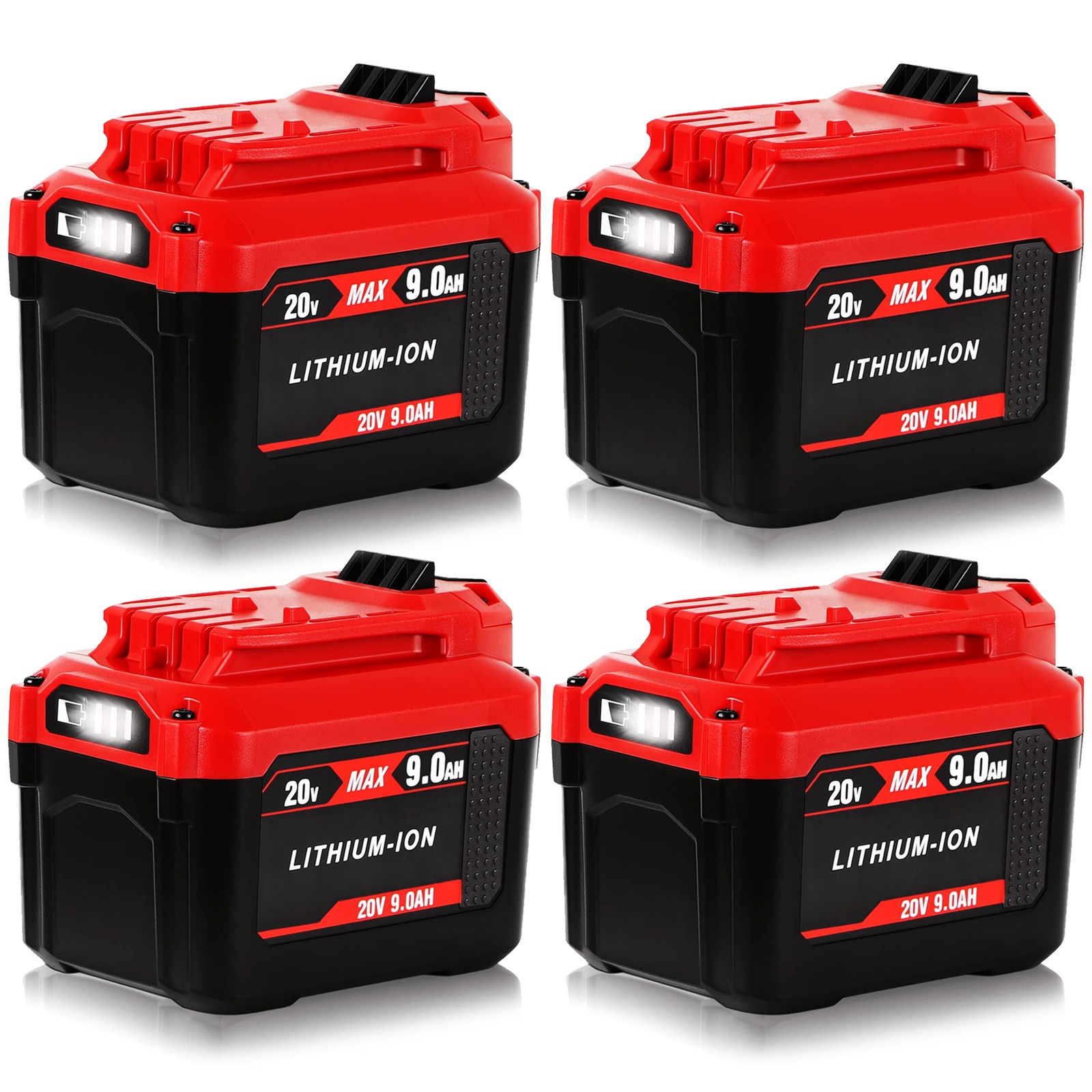 4PACK 20V 9.0AH For Craftsman 20 Volt MAX Li-ion Battery CMCB204 CMCB202 CMCB201