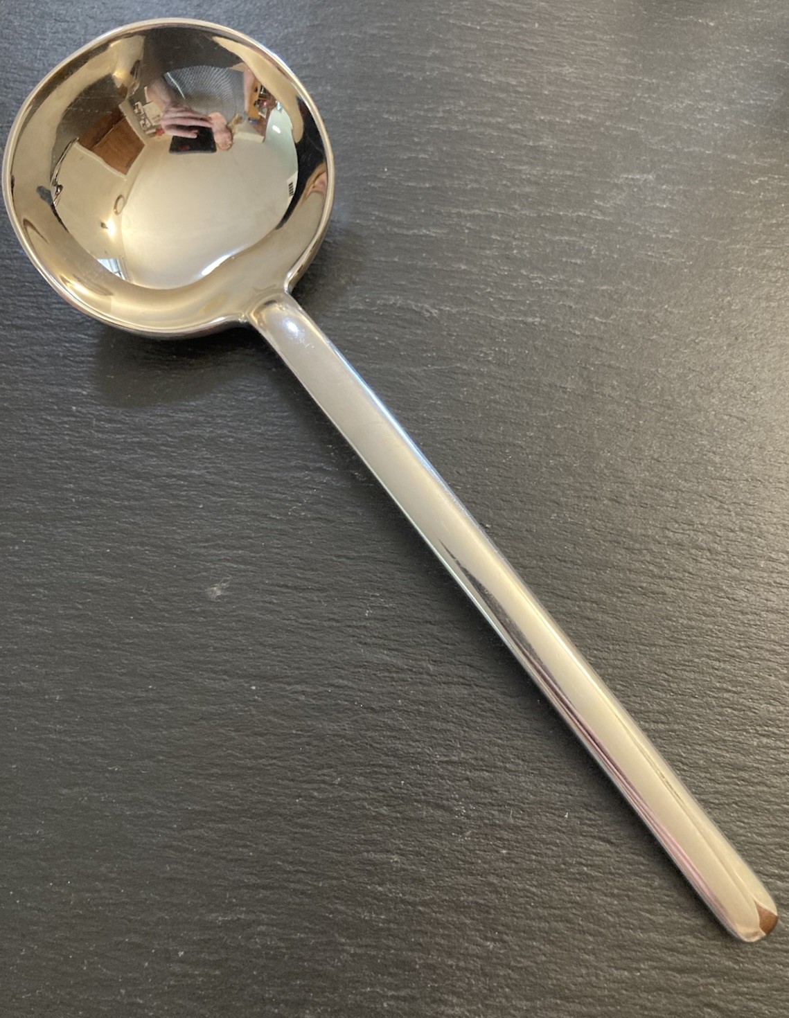 Mikasa Stainless ZENA Ladle 7 3/8” Glossy Slender Handle SHIPS FREE