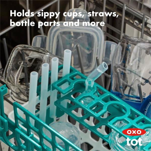 OXO Tot Dishwasher Basket for Bottle Parts & Accessories, Teal