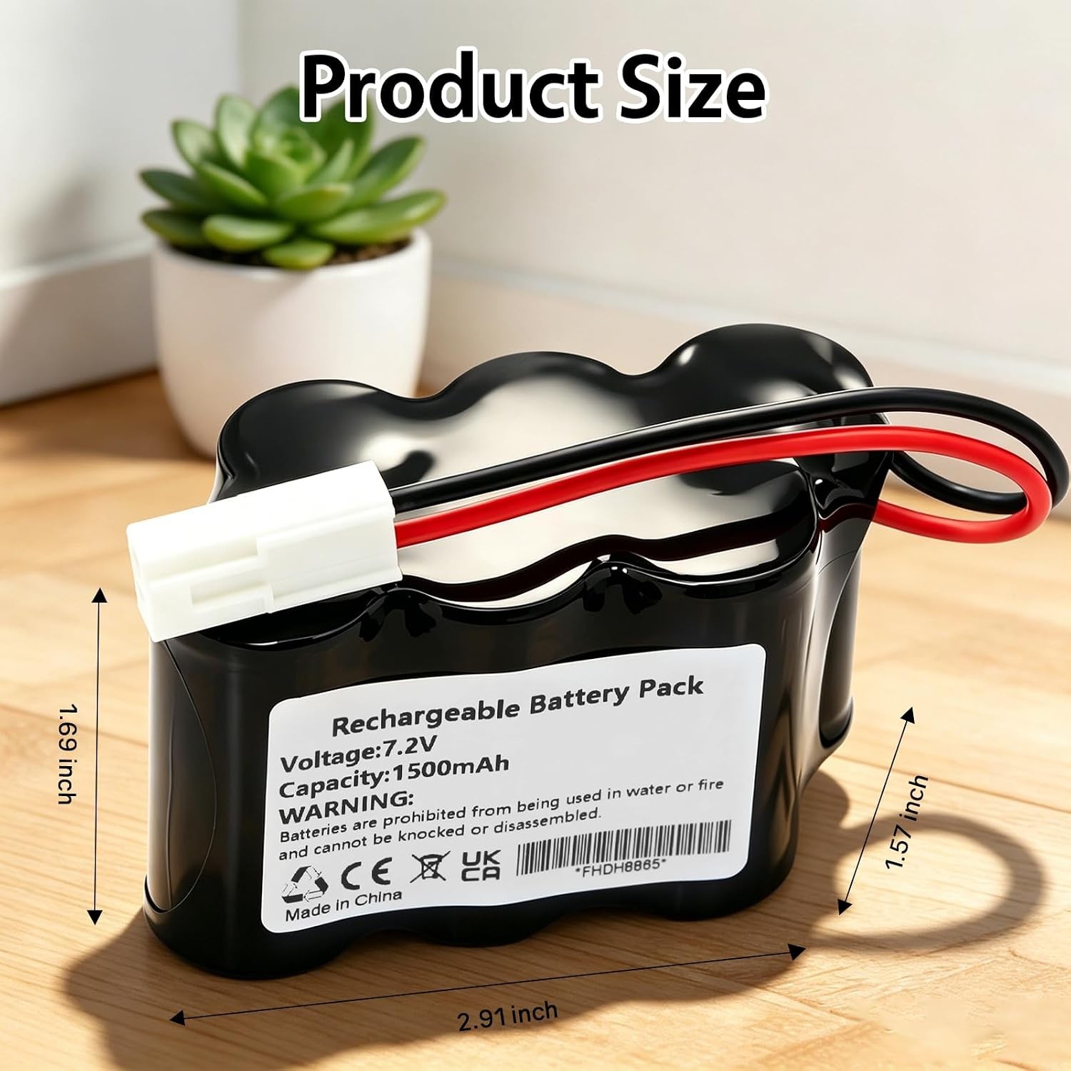 MULS 1500mAh Battery Replacement for l 2880 Series Perfect Sweep Turbo Cordless