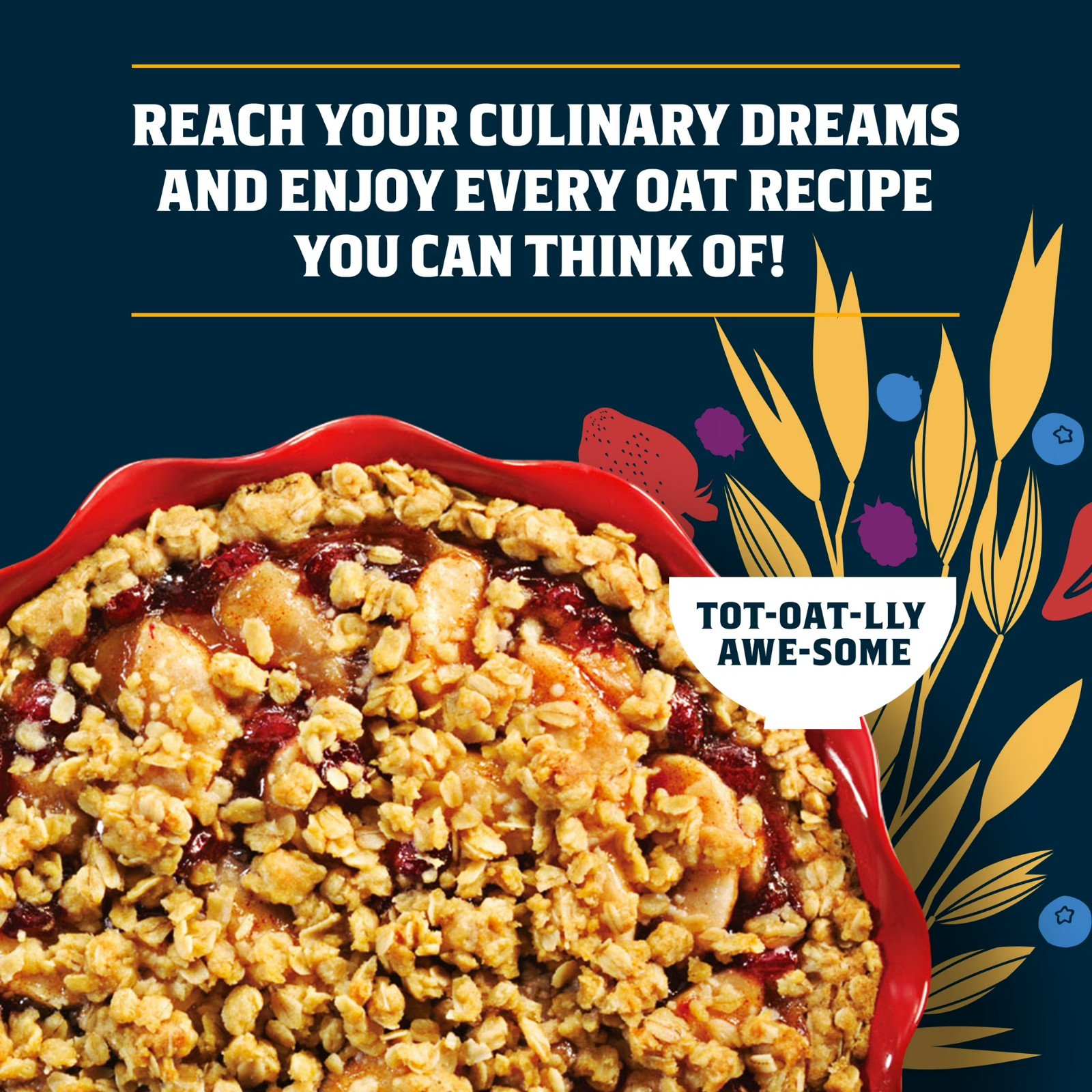 Quaker, Quick 1 Minute Oats, Oatmeal, Quick Cook Oatmeal, 42 oz Canister Dry Oat