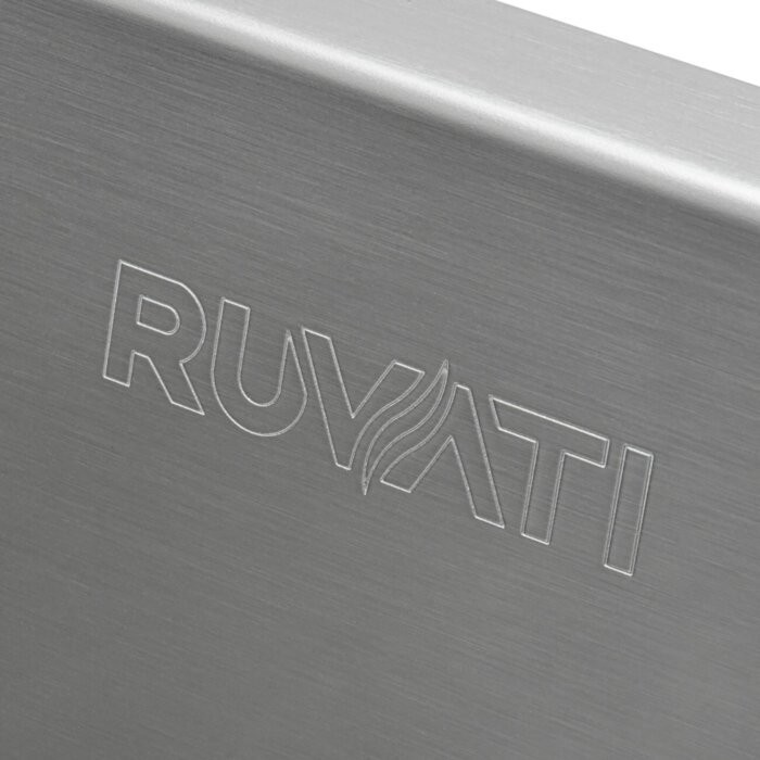 Ruvati 36″Undermount Slope Bottom Offset Drain Reversible Sink- RVH7497