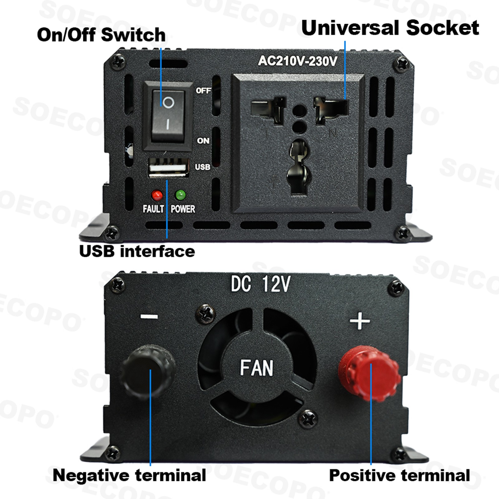 Complete 7000W Off-Grid Solar Kit 7000W Inverter 2pcs 300W Solar Panels 110V/220