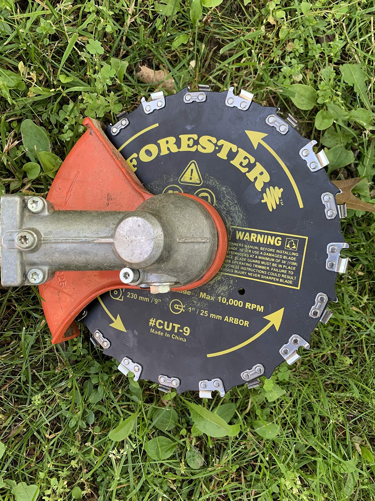 FORESTER 9” Chainsaw Brush Cutter Blade – 20 Tooth Circular Trimmer Saw Blade…