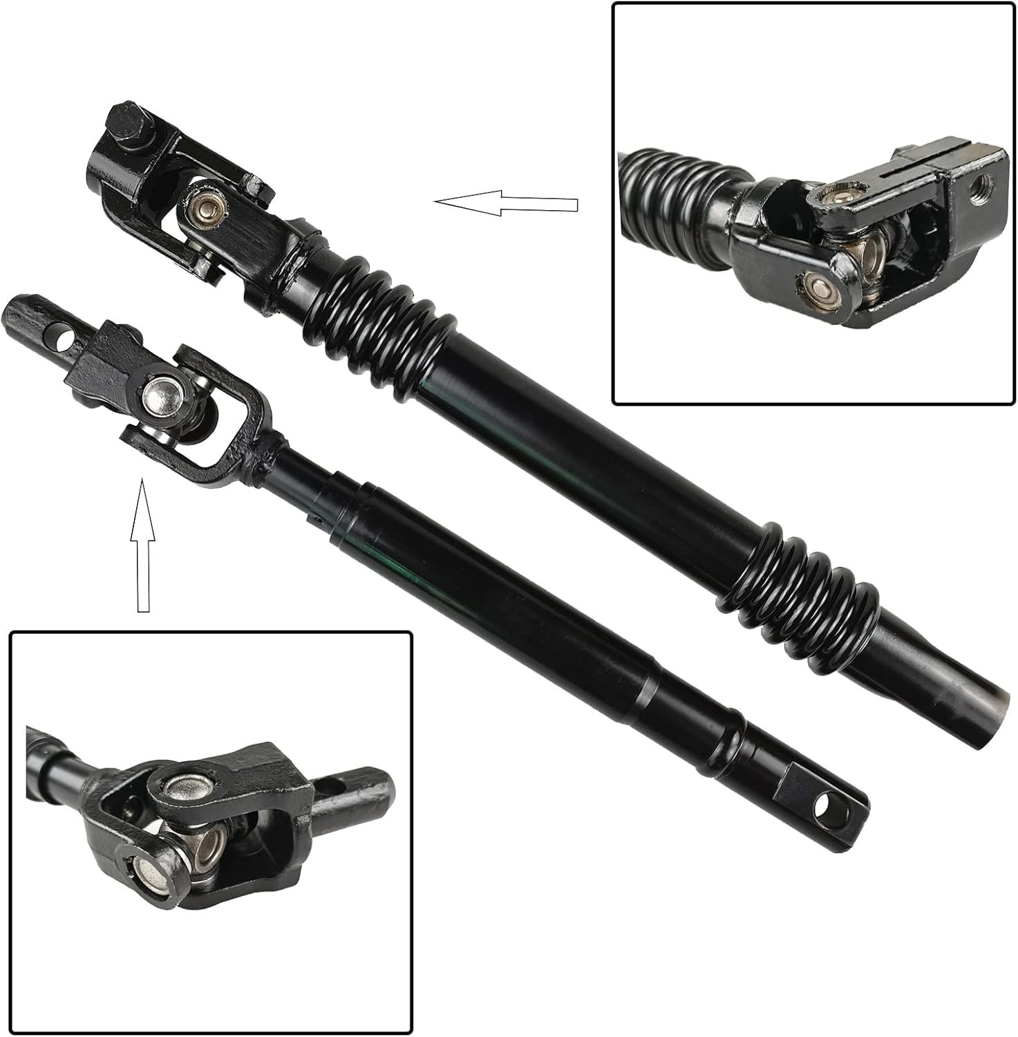 Upper & Lower Intermediate Steering Shaft Column with Bearing fit for Chevy