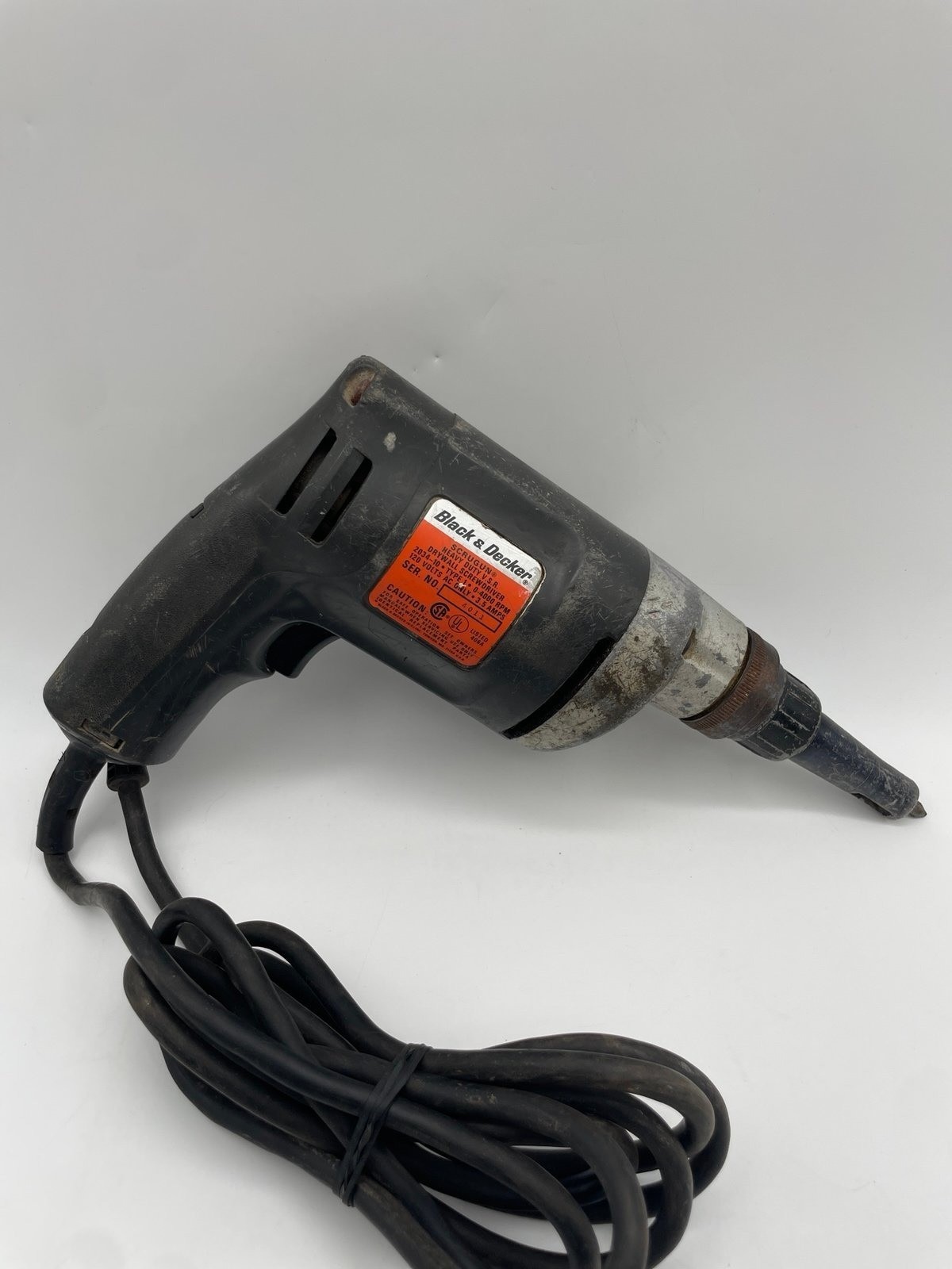 Black and Decker Professional 2034-10 Type 1 Drywall Scrugun Screw Gun 4000 RPM