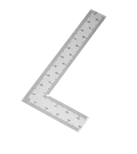 Right Angle Ruler Stainless Steel L Square Ruler Small Measuring Layout Tool