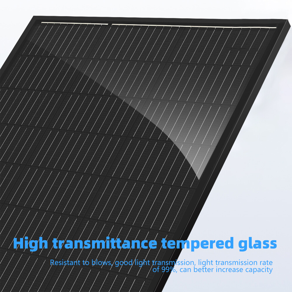 100W 200W Watt Monocrystalline Solar Panel High Efficiency PV 12V For Home RV