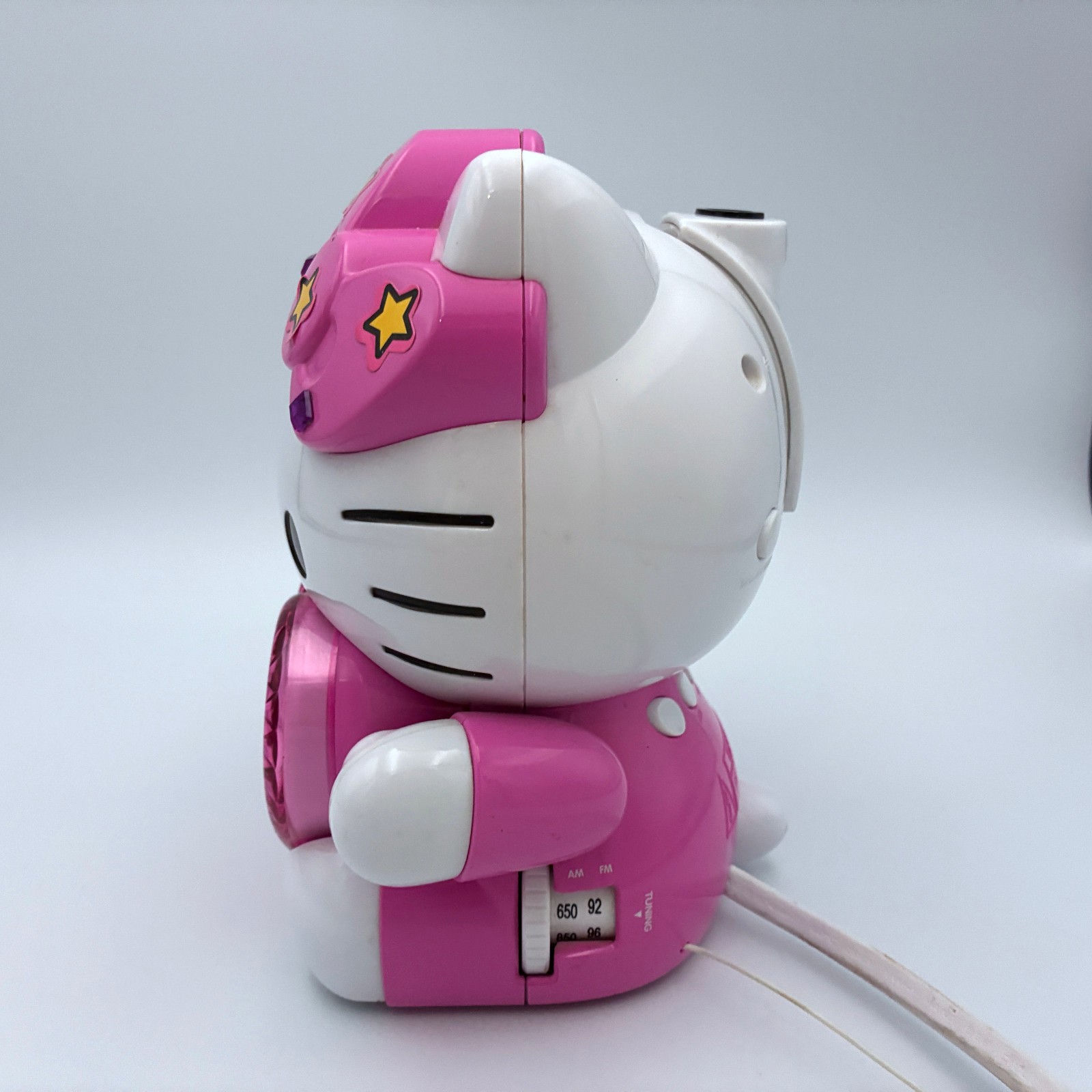 Hello Kitty Projector Alarm Clock AM / FM Radio KT2064 – Tested Working