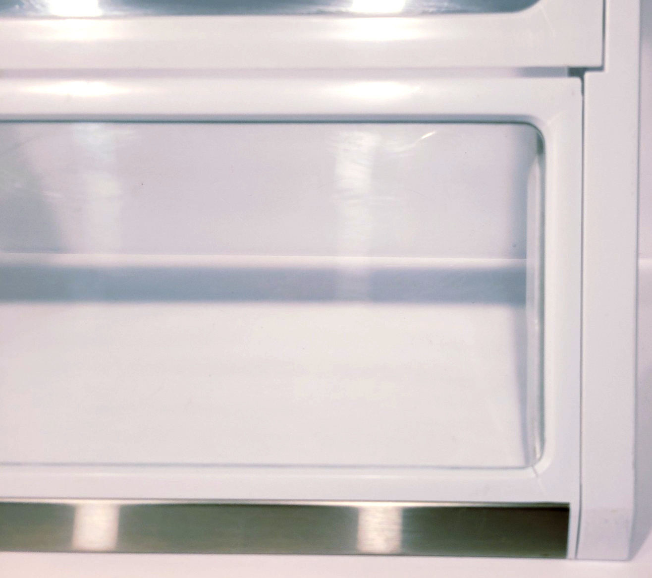 Samsung Refrigerator Split Glass Shelf Part # DA97-08463A Slide 16″ L & 13.5″ W