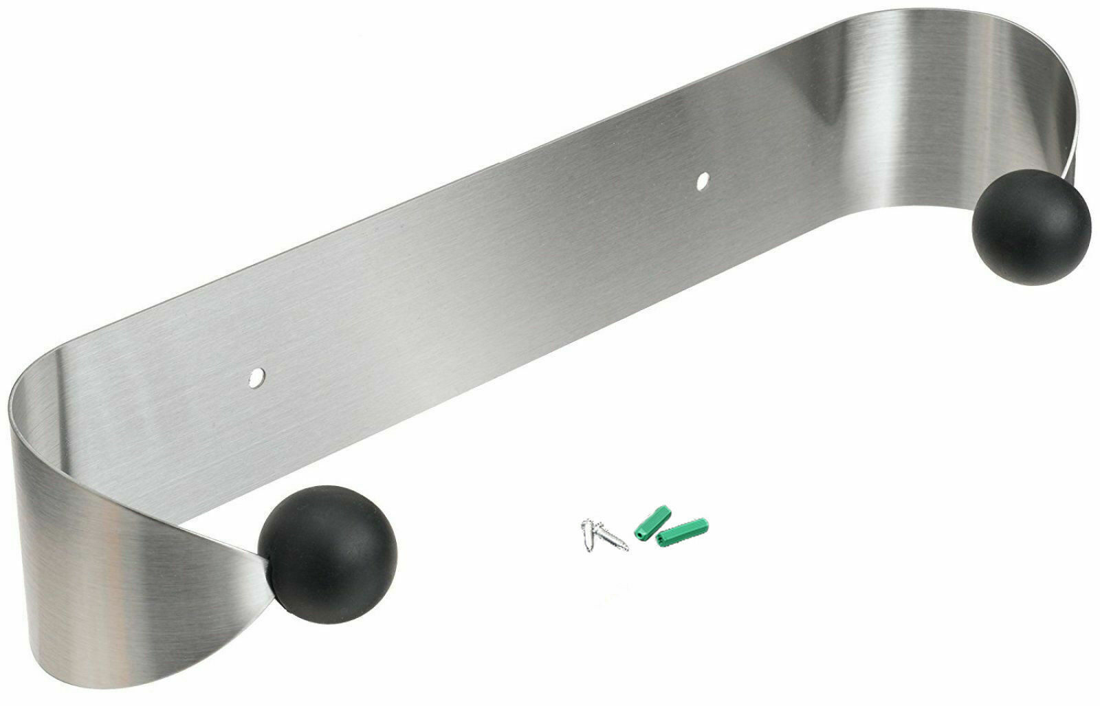 Paper Towel Holder Under Cabinet Wall Mount Stainless Steel Rack Kitchen