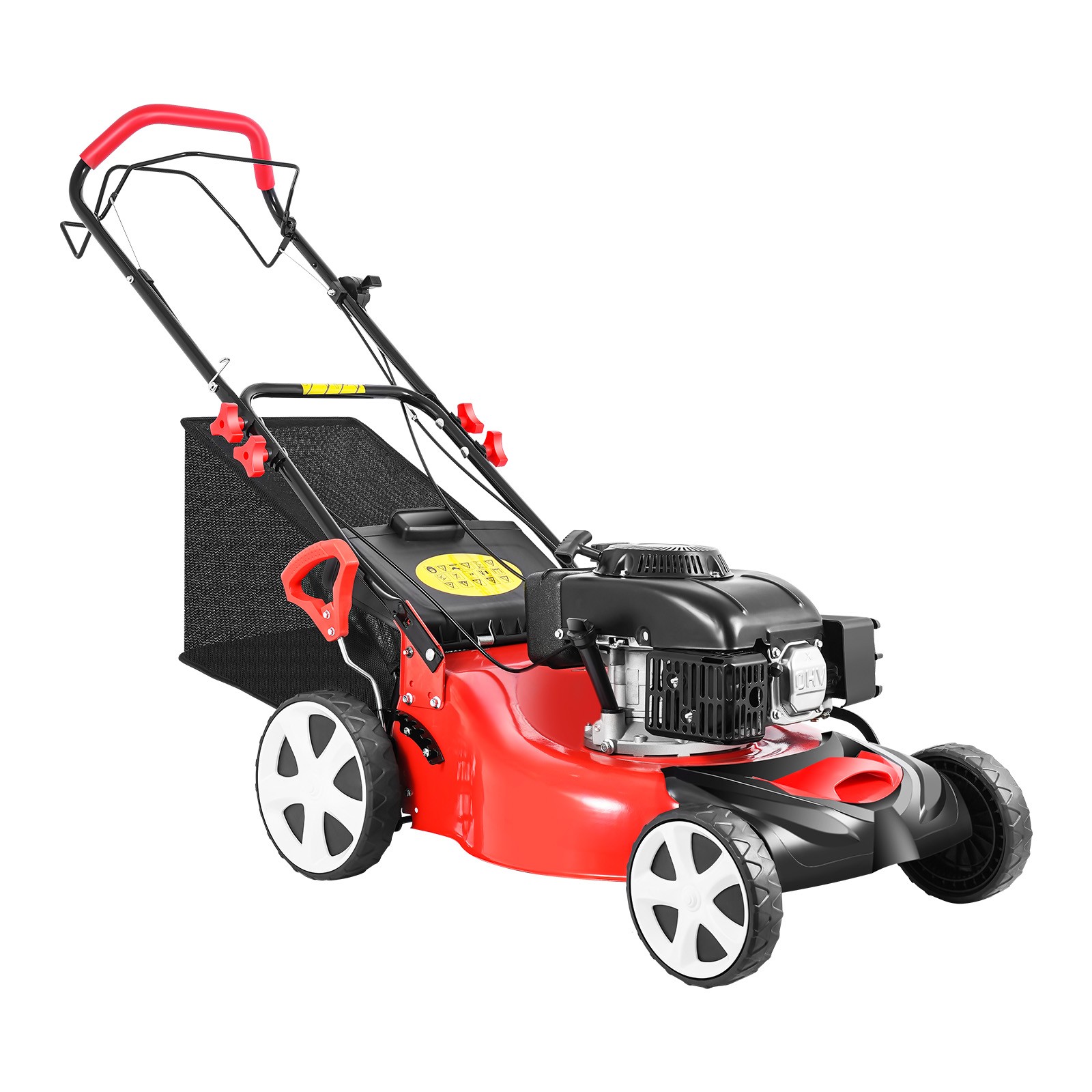 Self-Propelled Gas Powered Lawn Mower with Bagger with 4-Stroke Engine 20” 140CC