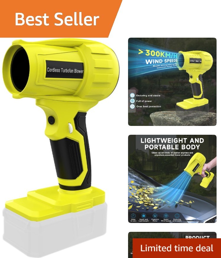Compact and Portable Leaf Blower 21V – Perfect for Outdoor Cleaning Tasks