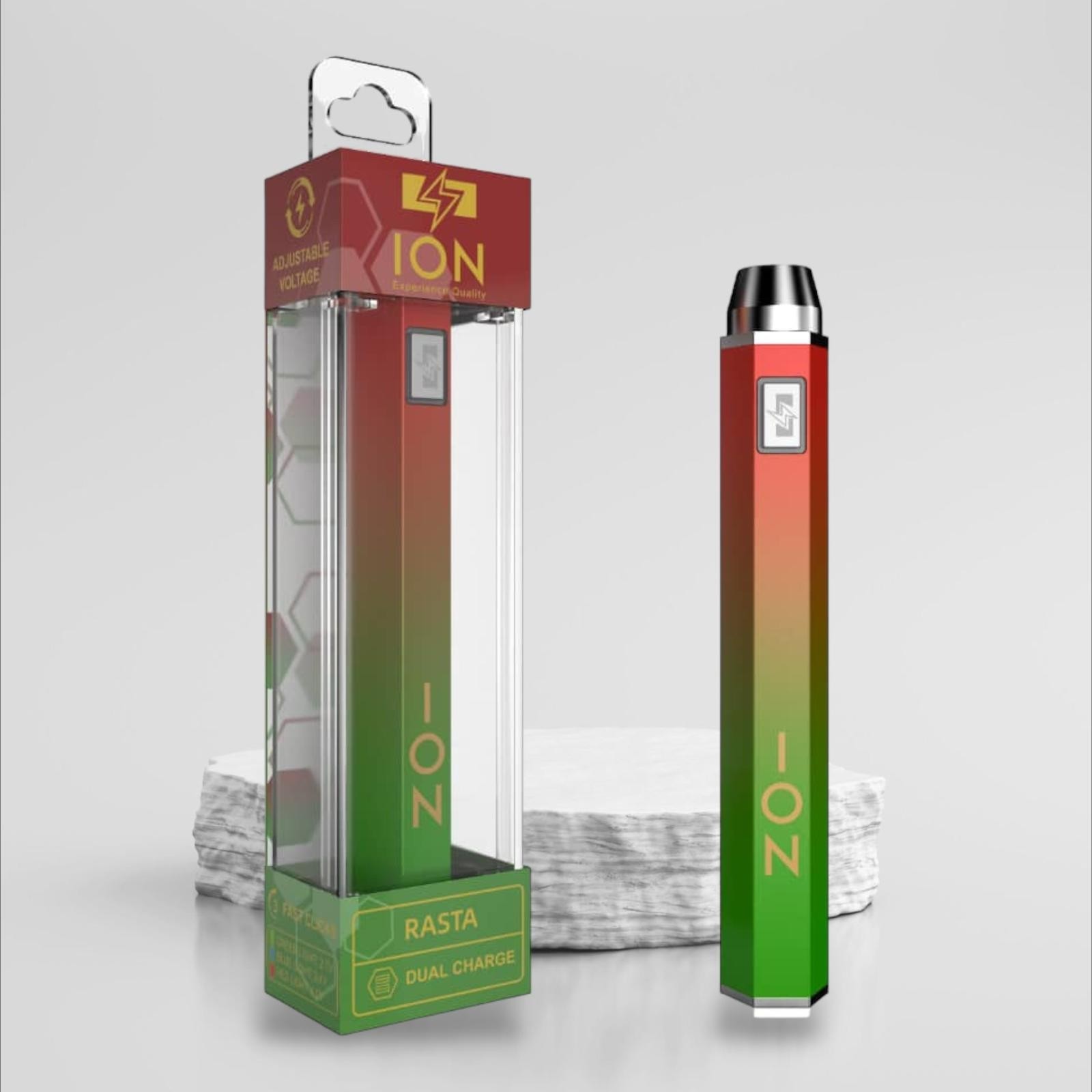 ION 1100mAh – 510 Flash Light Battery – Dual Charge – Premium Quality -10 Colors