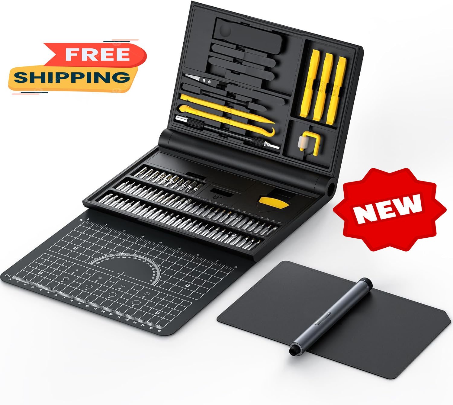 Kit de destornilladores eléctricos de 3.7 V, juego de destornilladores de precis