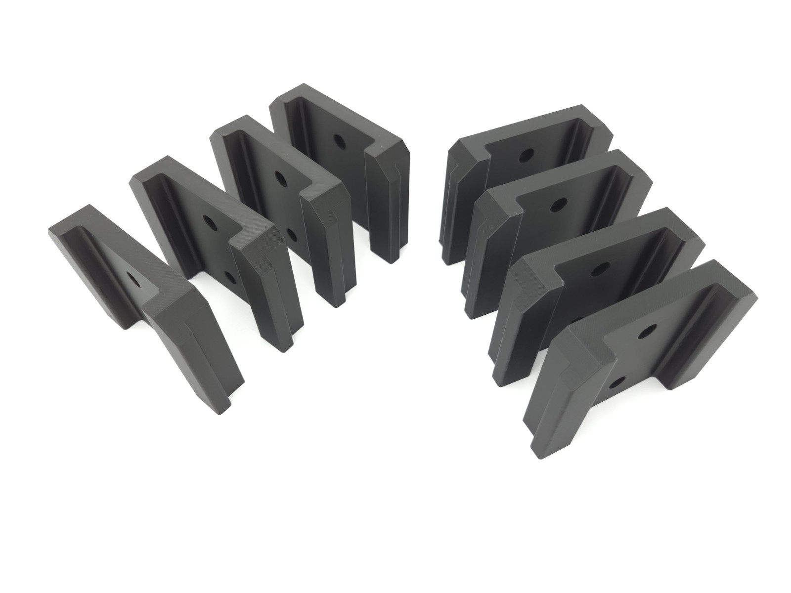 8 Pack – Battery Holder Wall Shelf Mount – Compatible with EGO 56V – 3D Printed