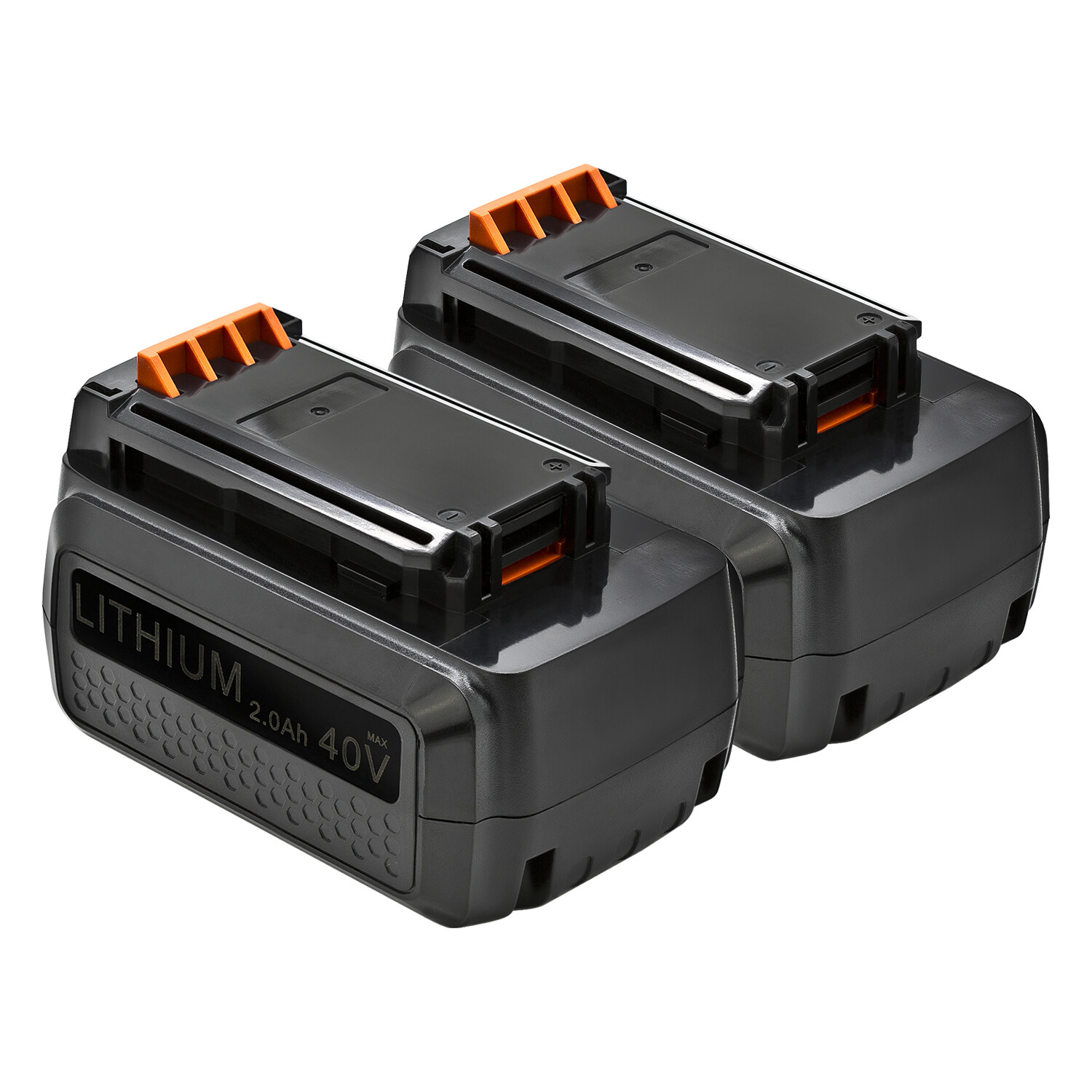 2x 40V 2Ah Li-ion Battery for Black&Decker LBX2040, LBXR36, LBXR36-2, LBX36