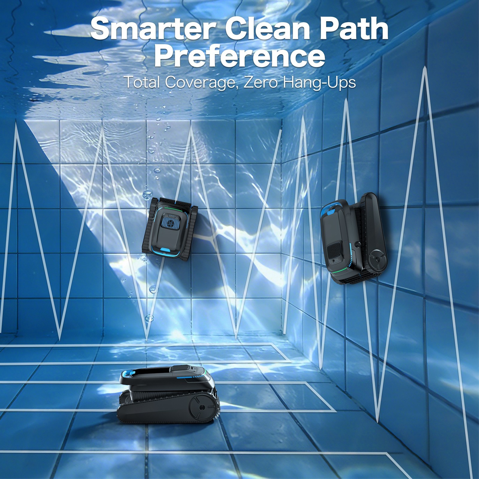 Refurbished AIRROBO CP20 Robot Pool Cleaner Vacuum Inground Floor Wall Waterline