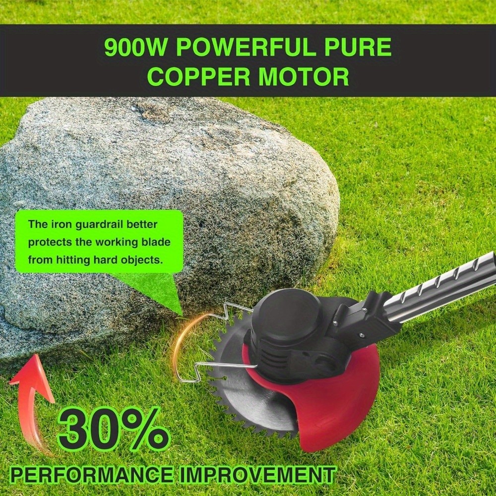 2024 Upgraded Weed Wacker: 24V, 2X4.0Ah Battery, 3 – in – 1 with String Trimmer