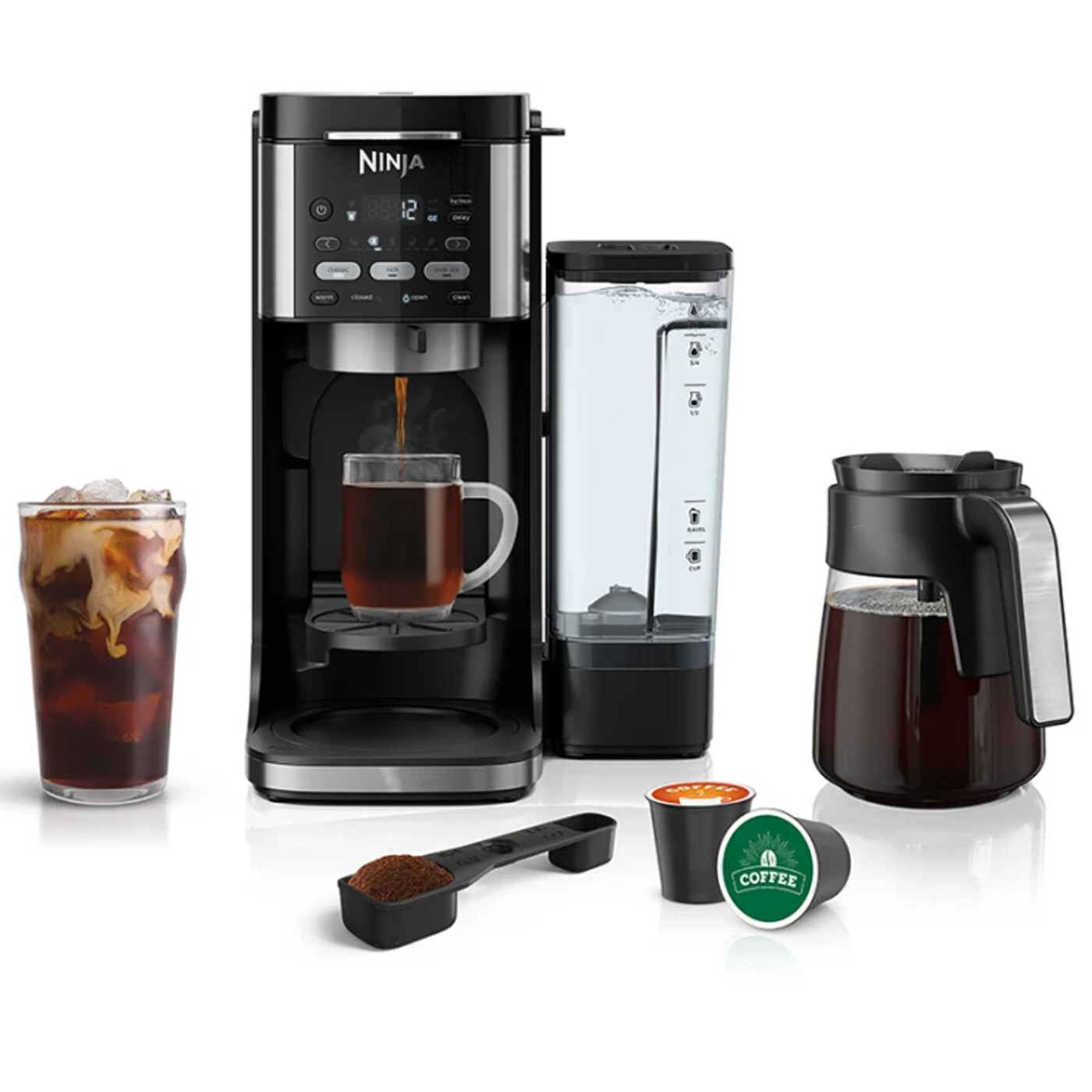 Ninja DualBrew Hot & Iced Coffee Maker, Black – CFP101