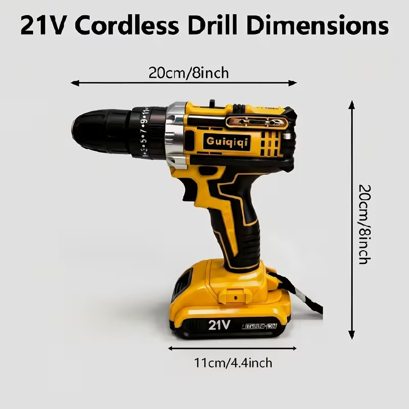 21V Cordless Drill Set