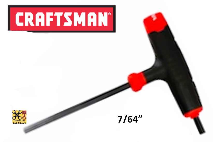 NEW CRAFTSMAN T-THROUGH HANDLE HEX KEY ALLEN SAE / METRIC CHOICE OF SIZE OR SET