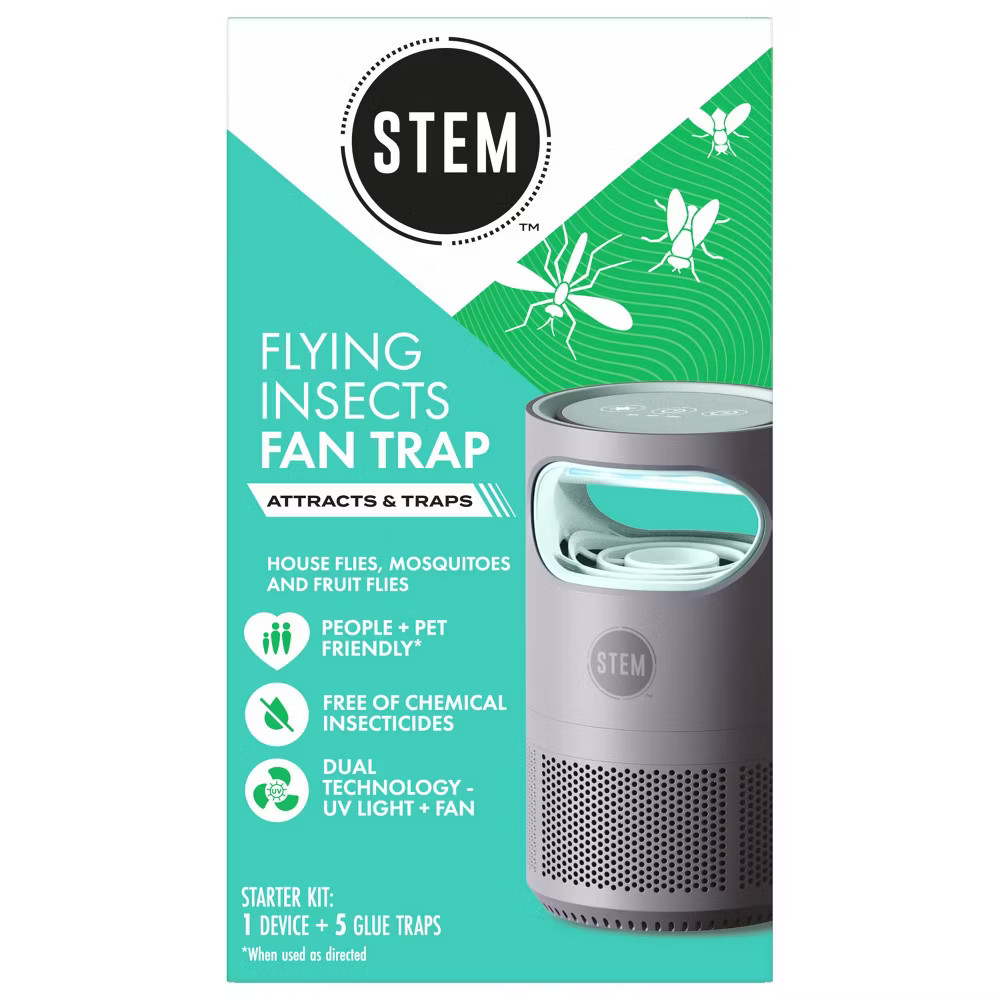 STEM Electric Fan Fly, Gnat and Fruit Fly Trap Indoor Starter Kit
