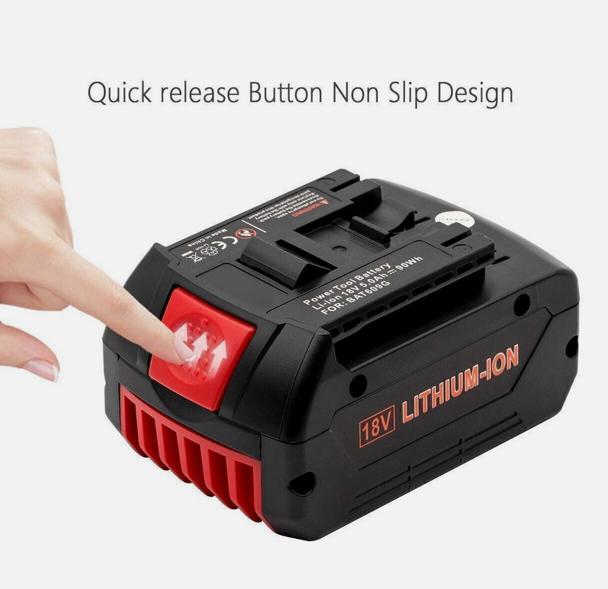 BAT609 For BOSCH 18V CORE 18 Volt 8.0 Ah High Performance Battery Li-ion BAT618