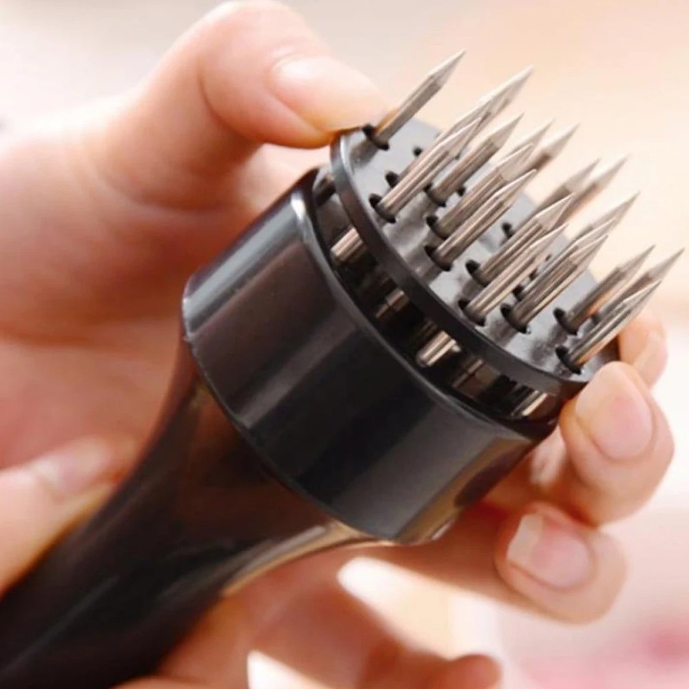 Professional Meat Tenderizer Stainless Steel Needle Cooking Hammer Kitchen Tool