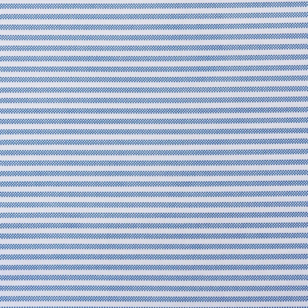 Twin XL Printed Pattern Percale Cotton Sheet Set Blue Stripe – Poppy