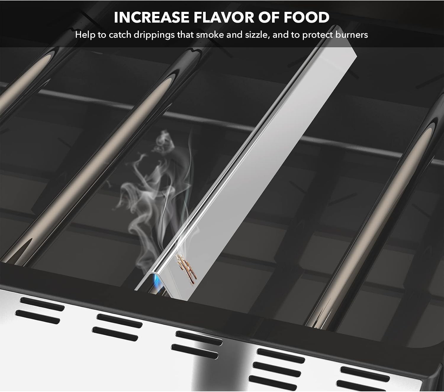 Stanbroil 18 Inch Flavorizer Bars for Weber Summit 400 Series – Stainless Steel