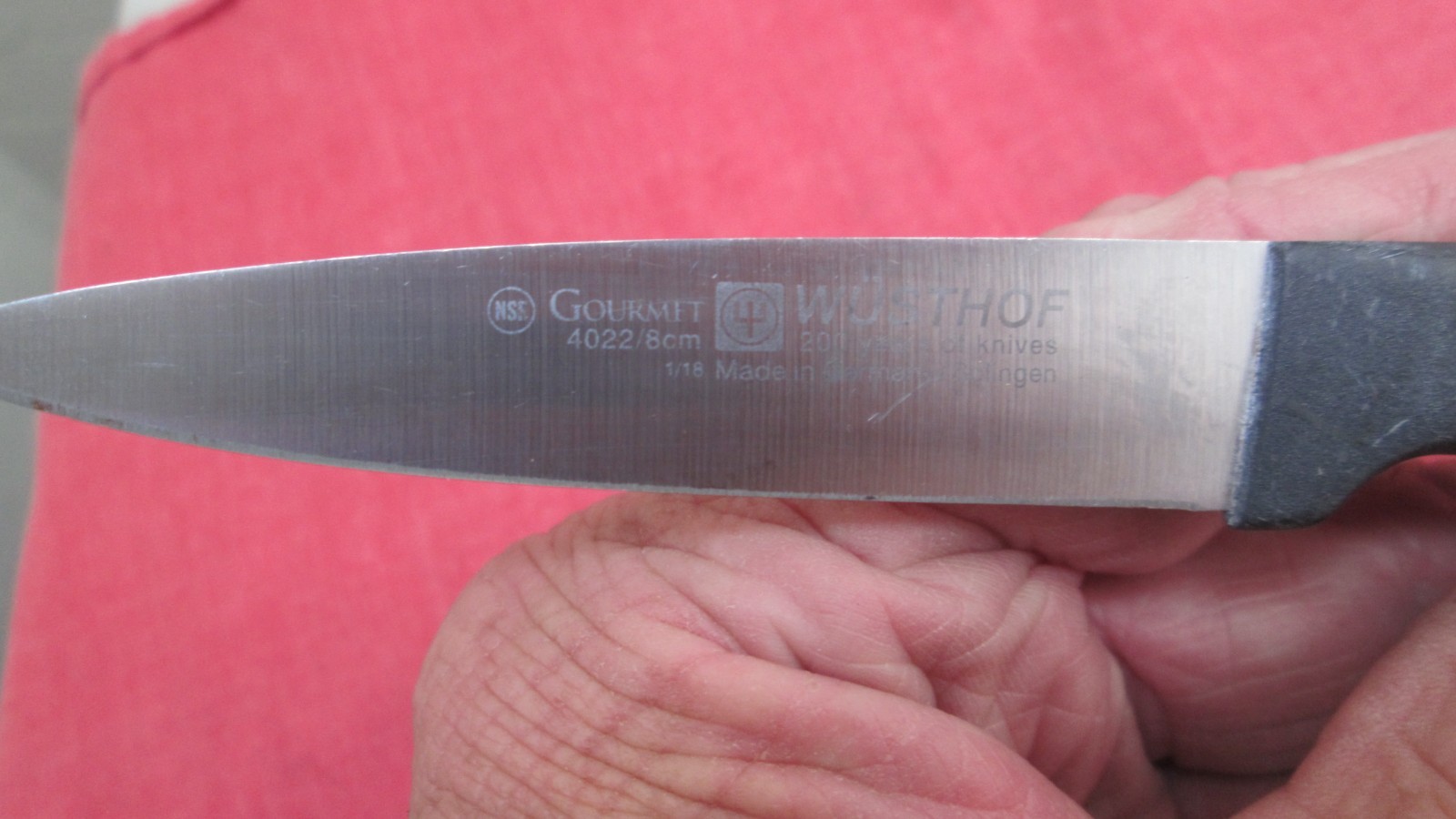 WUSTHOF Gourmet 4022 8cm Pairing 3″ Blade Knife Solingen Germany