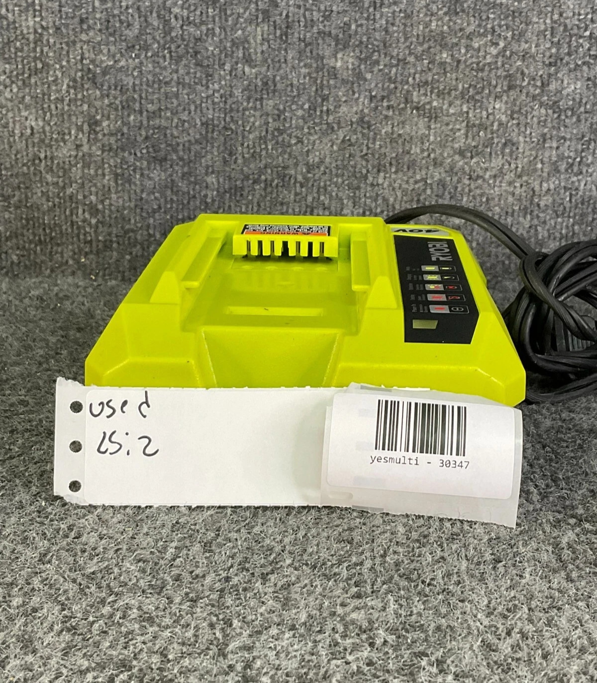 Ryobi OP401 40V Lithium Ion Battery Charger OEM Heavy Duty Used