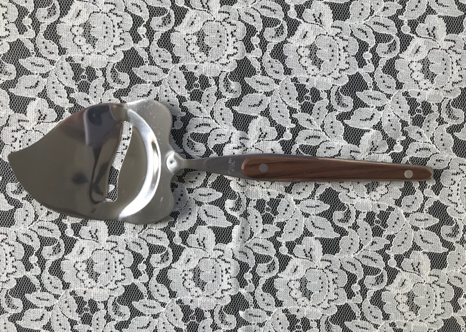 Scandinavian Style Cheese Slicer Shaver Stainless Steel Wood Handle