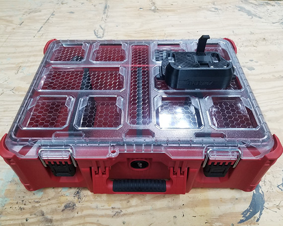 Packout Mount for Dewalt DCB107 (Charger Not Included)