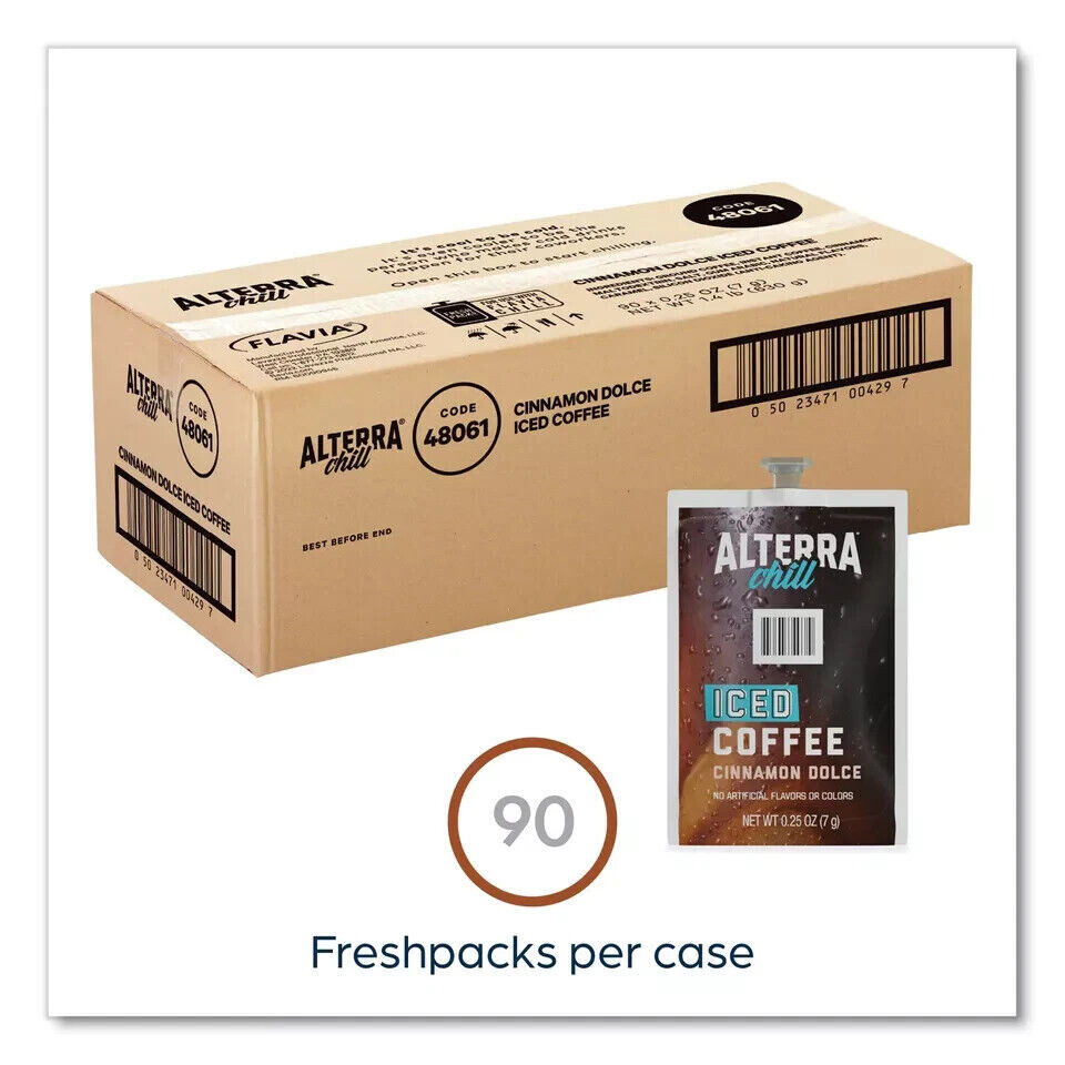 Alterra Cinnamon Dolce Iced Coffee Flavia Lavazza, Dark 90 pkts 48061