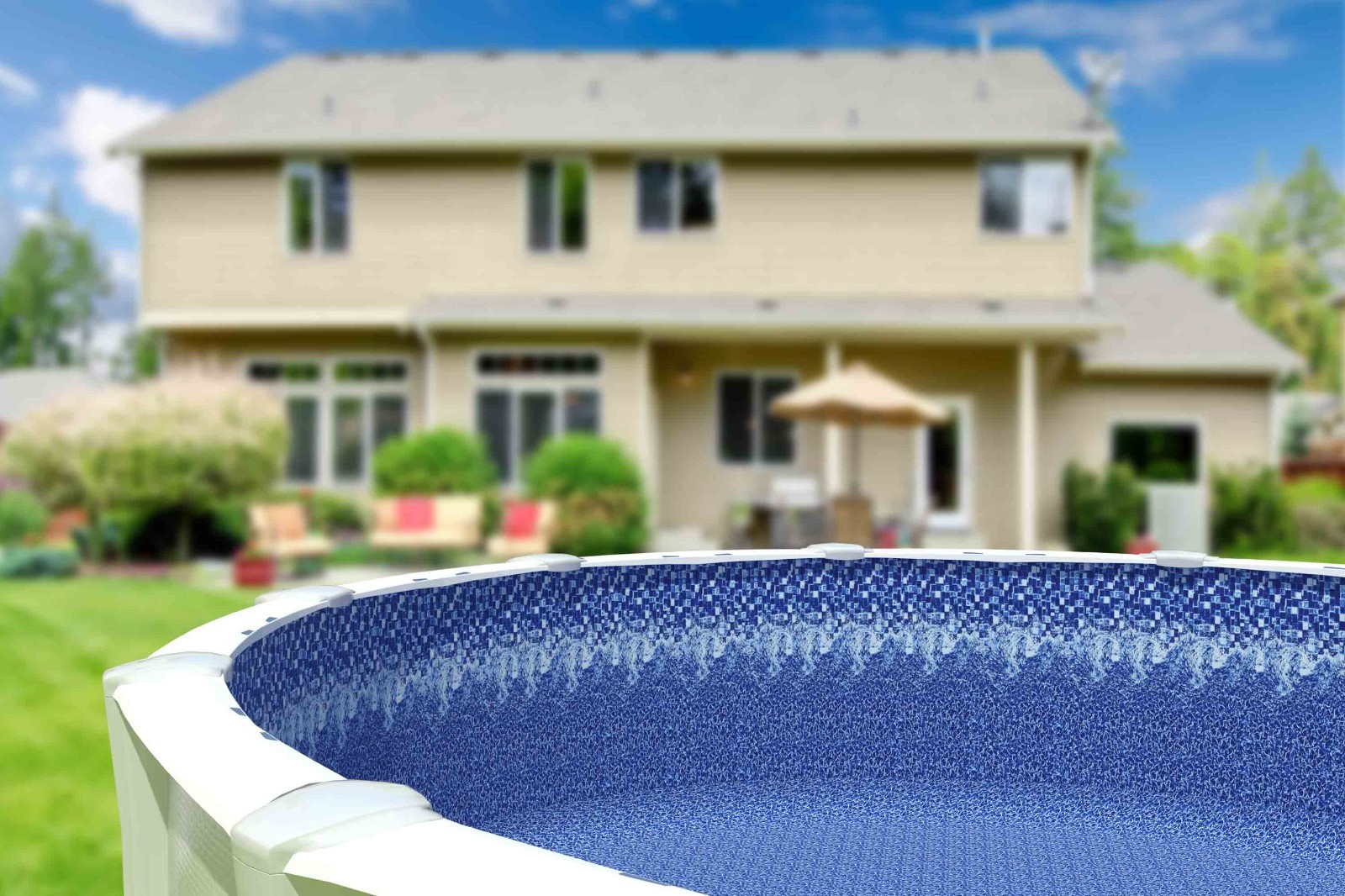 Beaded Pool Liner for Above Ground Pools – Round & Oval Glimmerglass – 54″ Depth