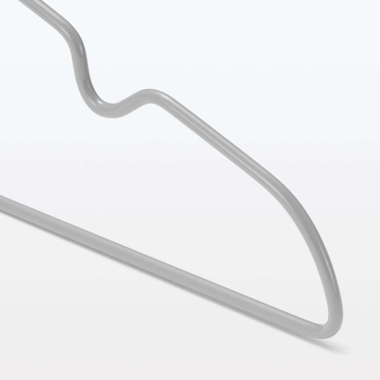 MUJI Non-Slip Hangers, Approx. 41cm Wide, Set of 10, 83857868