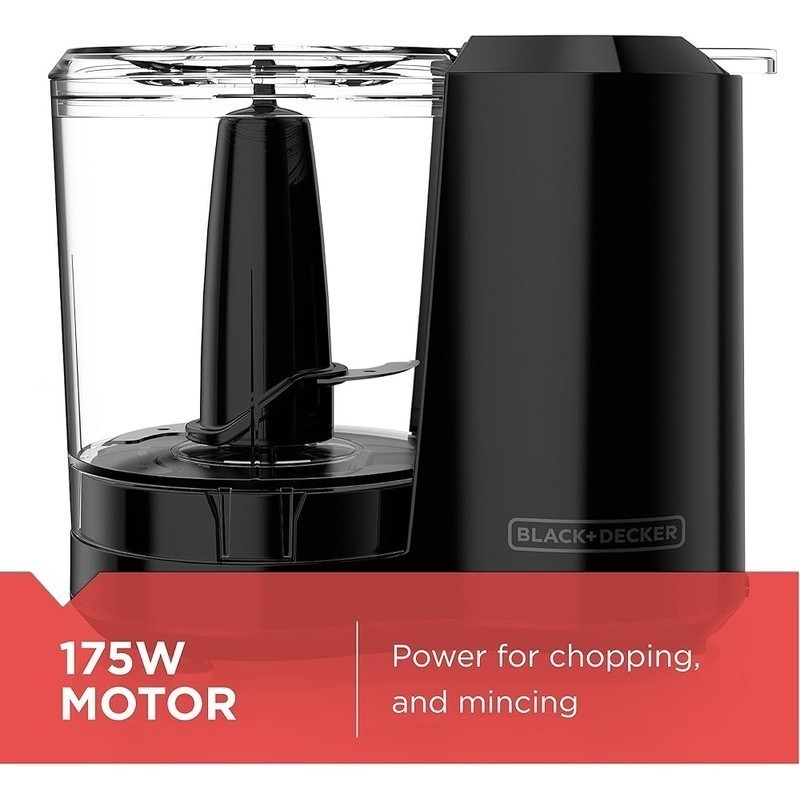 3-Cup Food Processor Chopper Stainless Steel Blades Dishwasher Safe Parts New
