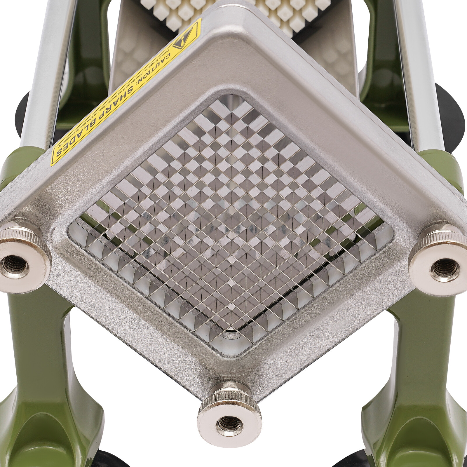 Green 14.2*8.7*13.3in SS& Plastic Manual French Fry Cutter With 1/4in Blade