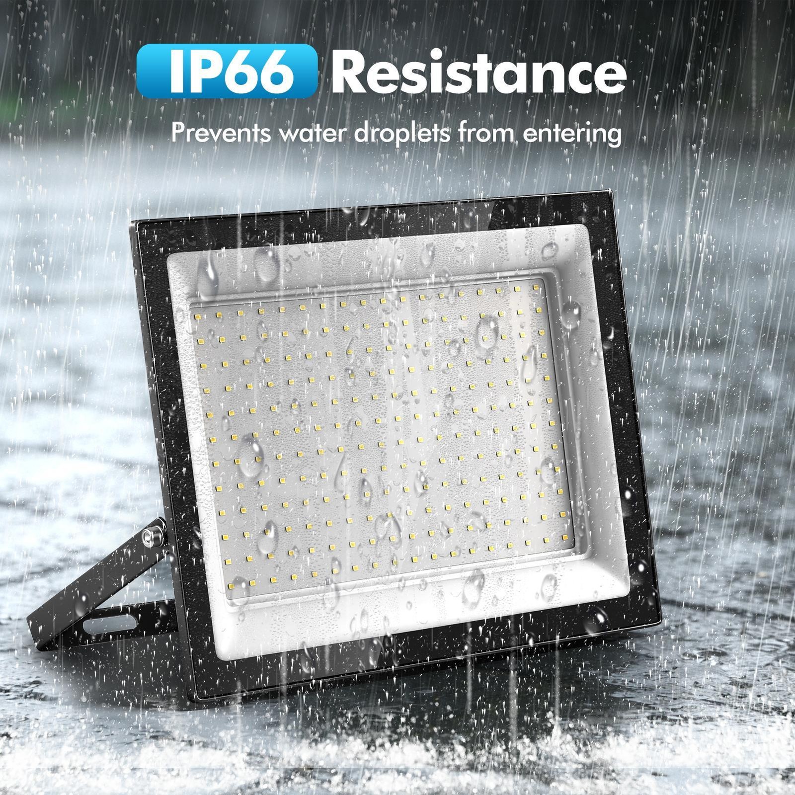 500W 300W 200W 100W LED Flood Lights Super Bright IP66 Waterproof 6000K Daylight