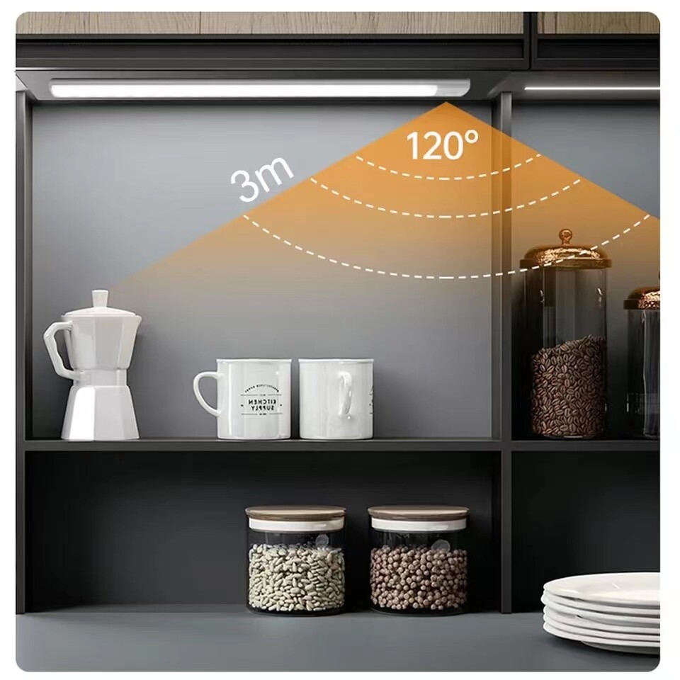 Rechargeable LED Motion Sensor Under Cabinet Closet Light USB Kitchen Lamp Strip