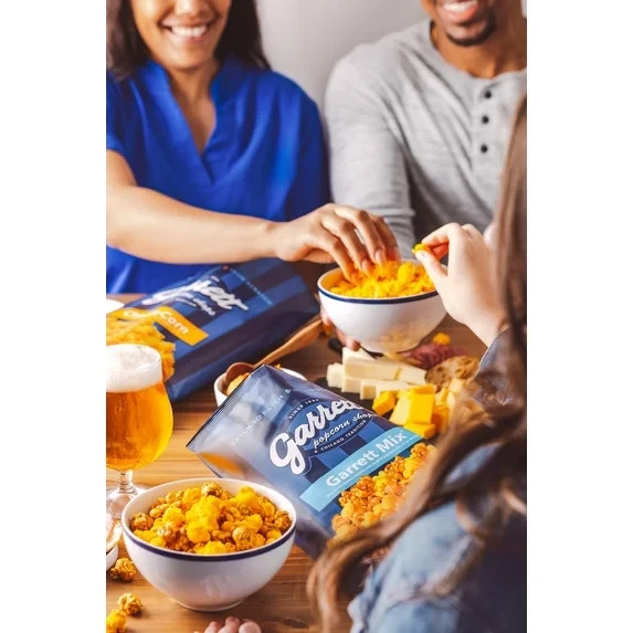Garrett Popcorn Shops Garrett Mix Popcorn 6 Oz Pack of 4 Gourmet Snack