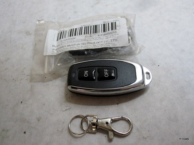 REMOTE ONLY set of 2. 433MHz Universal Wireless RF Remote Control Switch DC