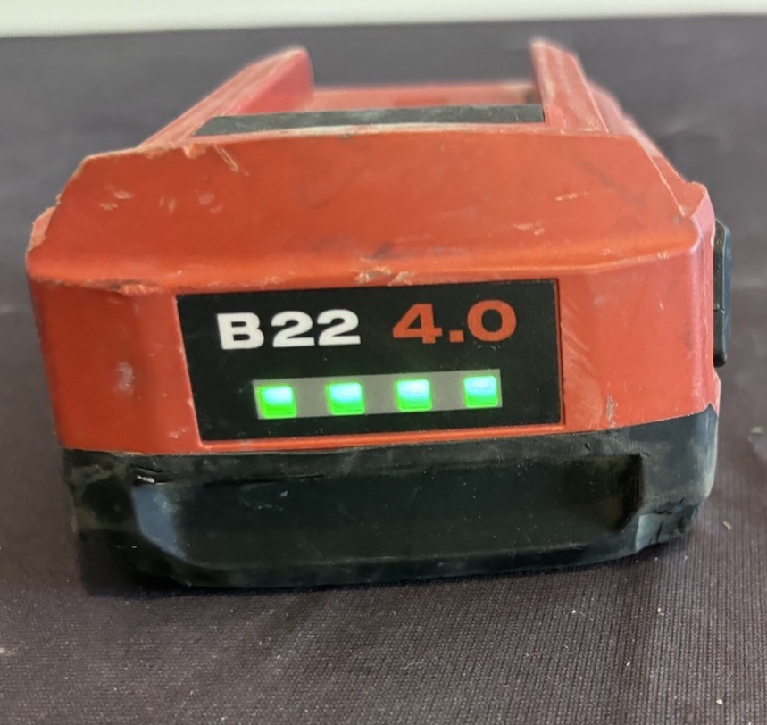 Hilti B22/4.0 Li-Ion CPC 4.0Ah Battery Used
