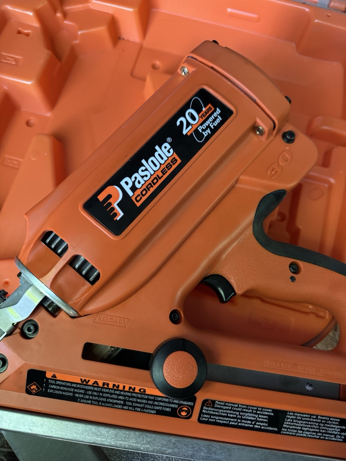 paslode framing nailer 30 Unknown ?