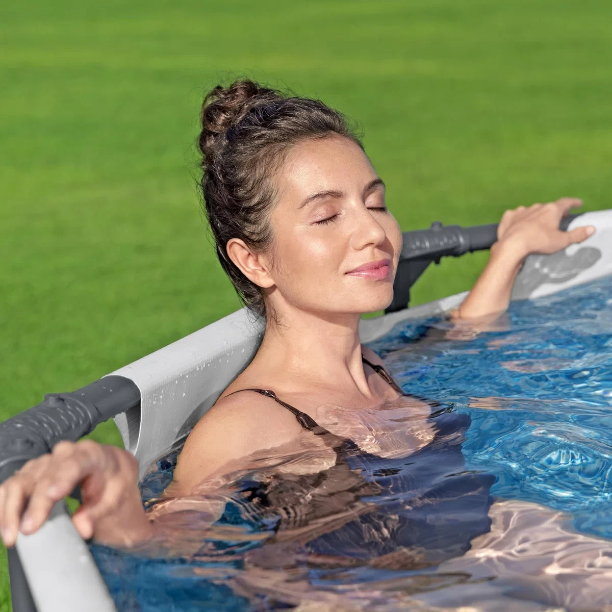 Bestway Steel Pro Max 10’x30″ Round Above Ground Outdoor Swimming Pool with Pump